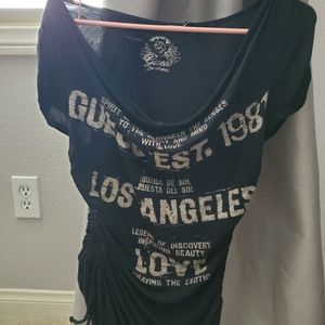 Guess off shoulders top